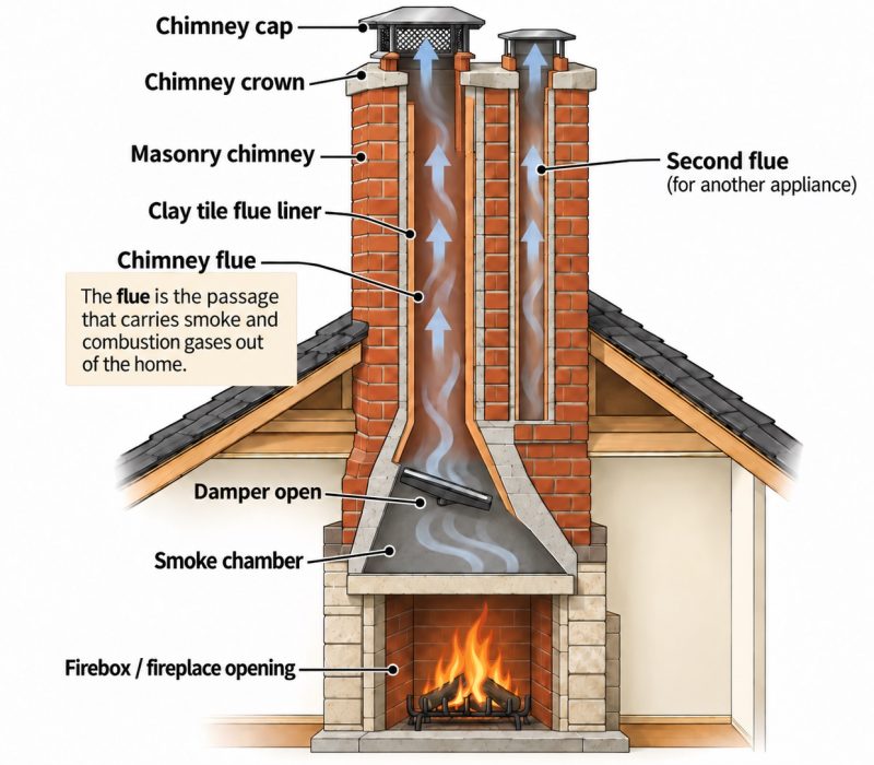 What Is a Chimney Flue? A Guide for Toronto Homeowners
